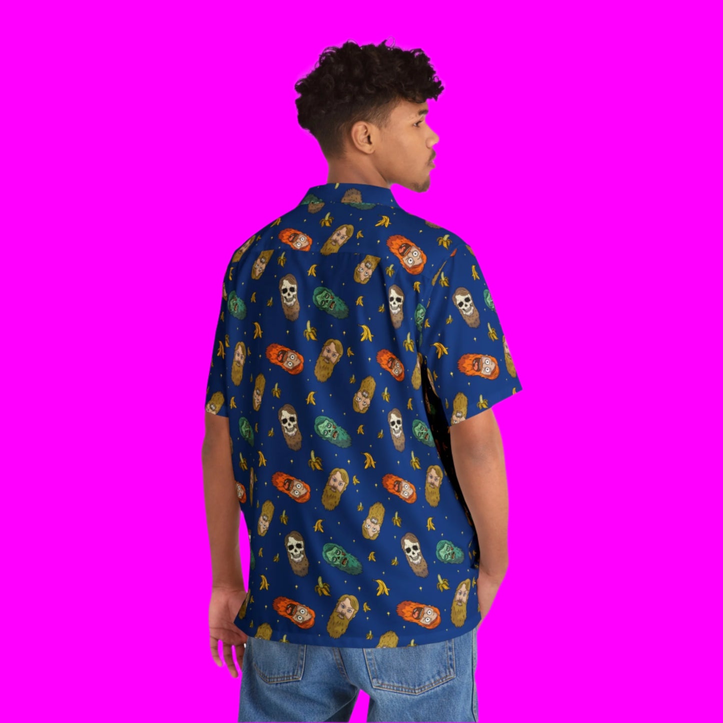 The many faces of TJ! TJ’s Tropical Freakshow – All Over Print Hawaiian Shirt