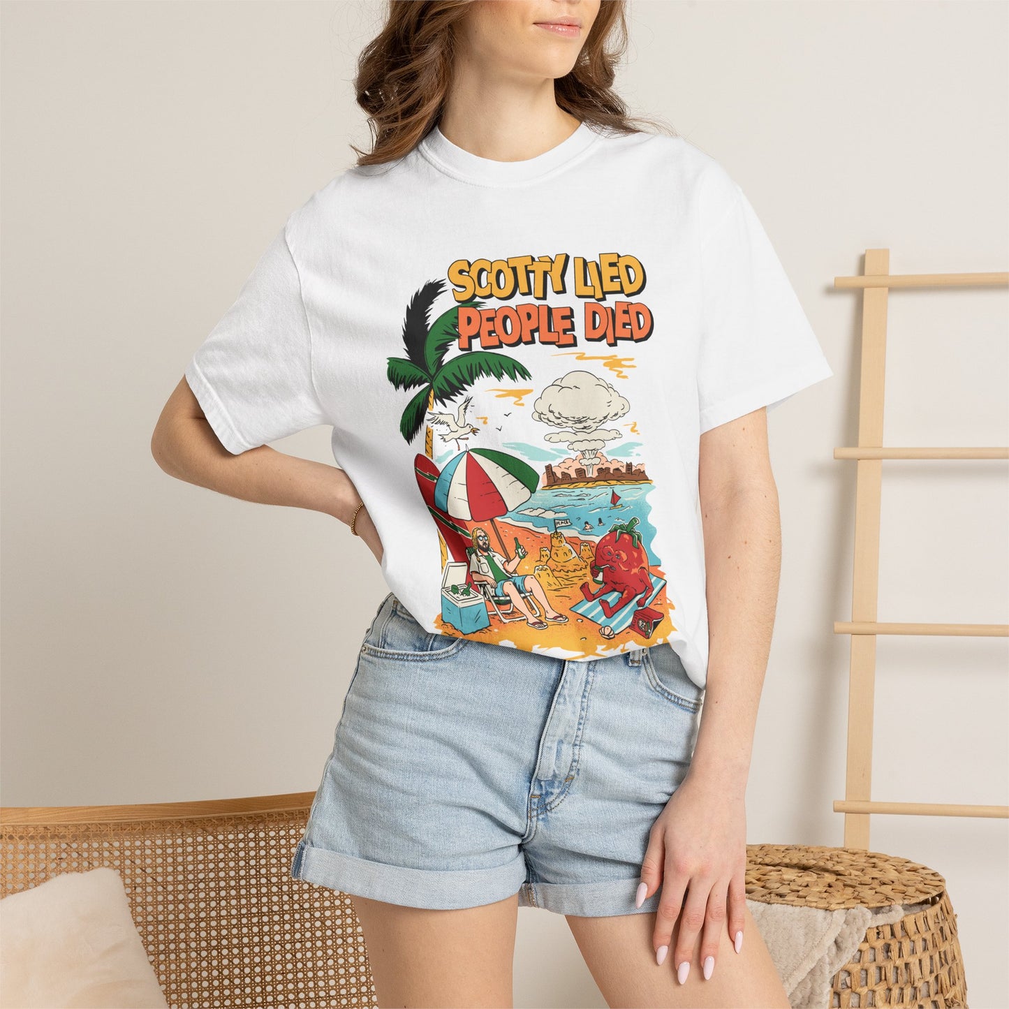 "Scotty Lied, People Died" White Version