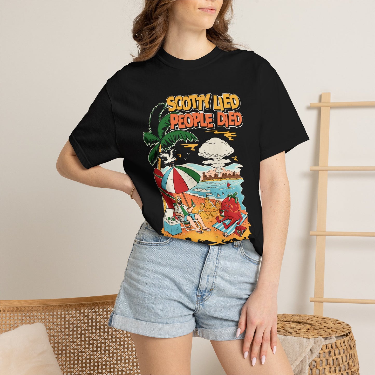 "Scotty Lied, People Died" T-shirt